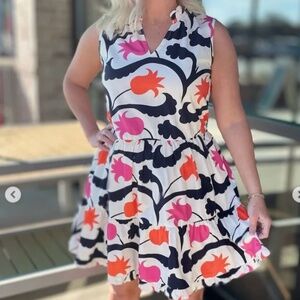 Maude Vivante Kyra Dress Tulip Print